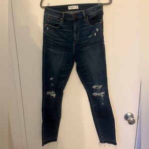 Abercrombie & Fitch super skinny ankle high rise jeans (29/8)